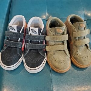 Vans Mid Toddler Sneakers (2 Pairs) Size 9